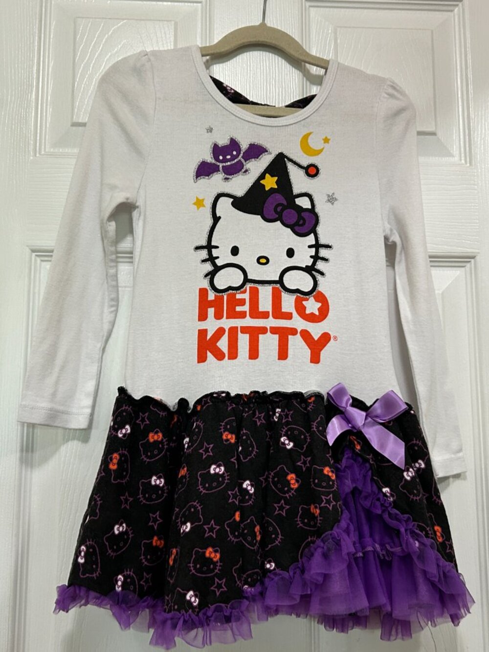 Hello Kitty Halloween Dress - Size (7)